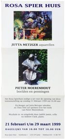 expositie Jutta Metzger en Pieter Moerenhout, Rosa Spier Huis, Laren, 1999